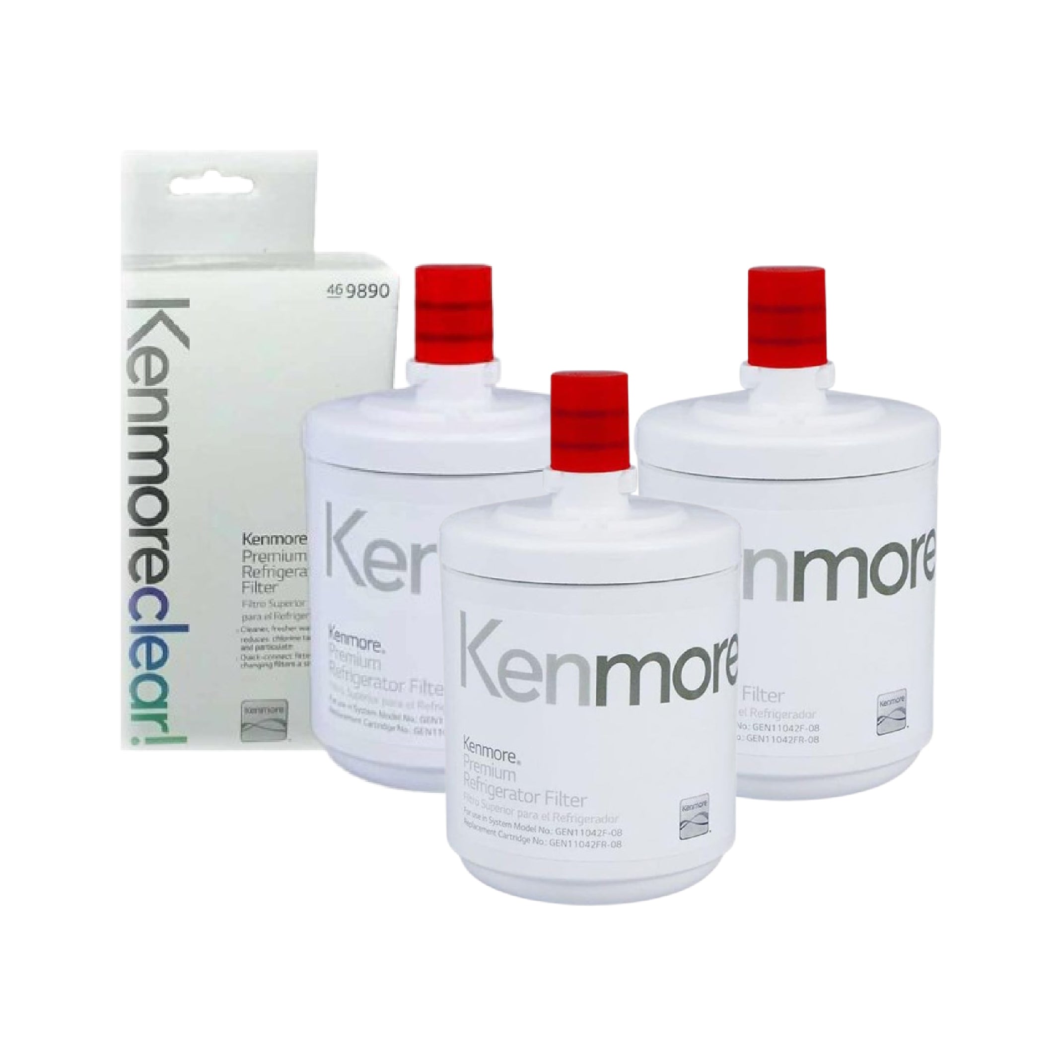 Kenmore 9890 Water Filter 3 Pack