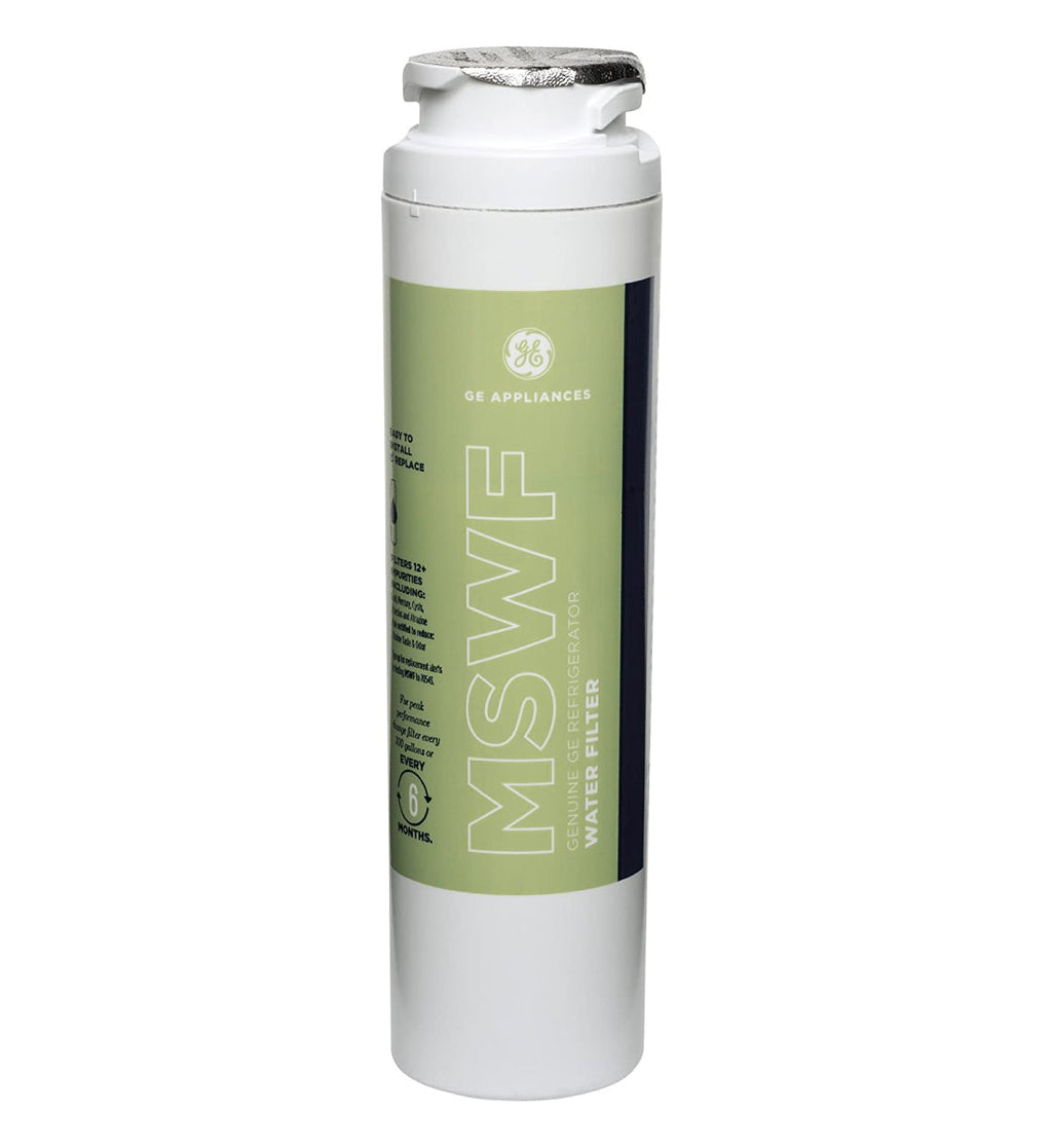 GE MSWF Replacement Refrigerator Water Filter, White